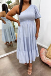 Blue White Stripe