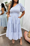 Blue White Stripe