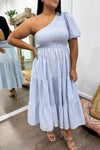 Blue White Stripe