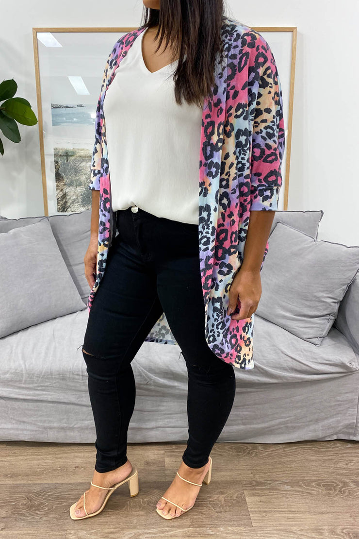 Pink Rainbow Leopard