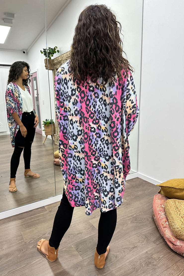 Pink Rainbow Leopard