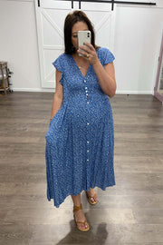 Blue Ditsy Floral