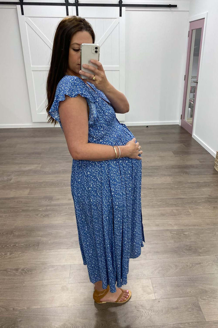Blue Ditsy Floral