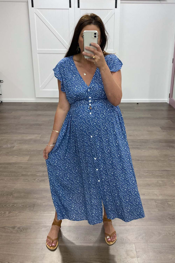 Blue Ditsy Floral