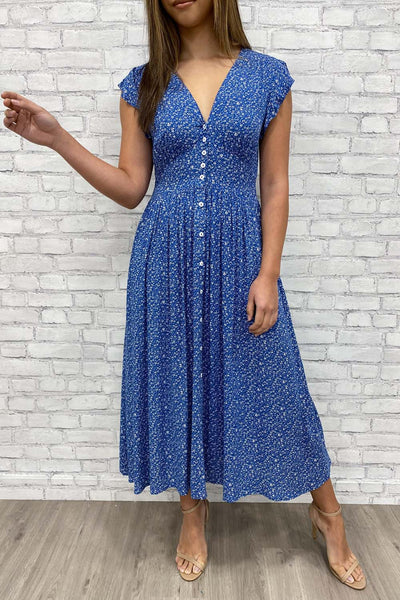 Blue Ditsy Floral