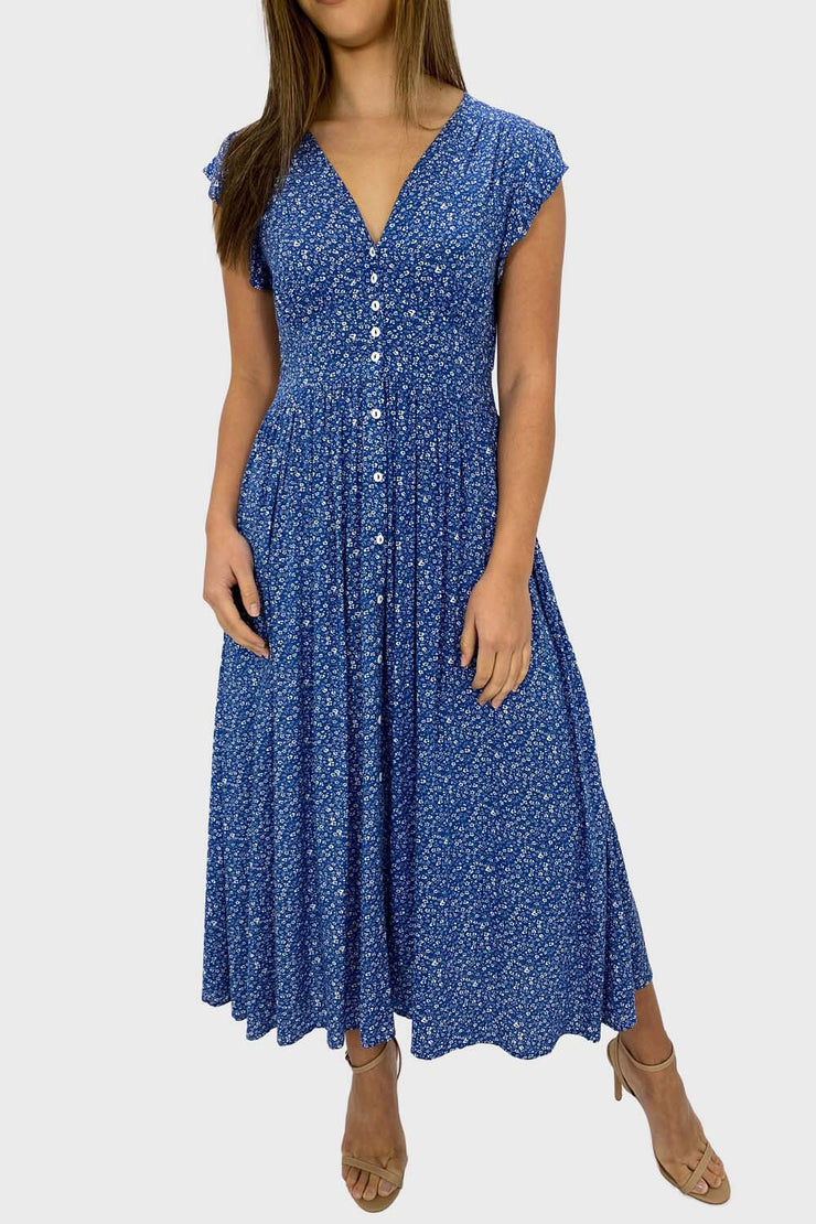 Blue Ditsy Floral