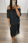 Black Polka Dot