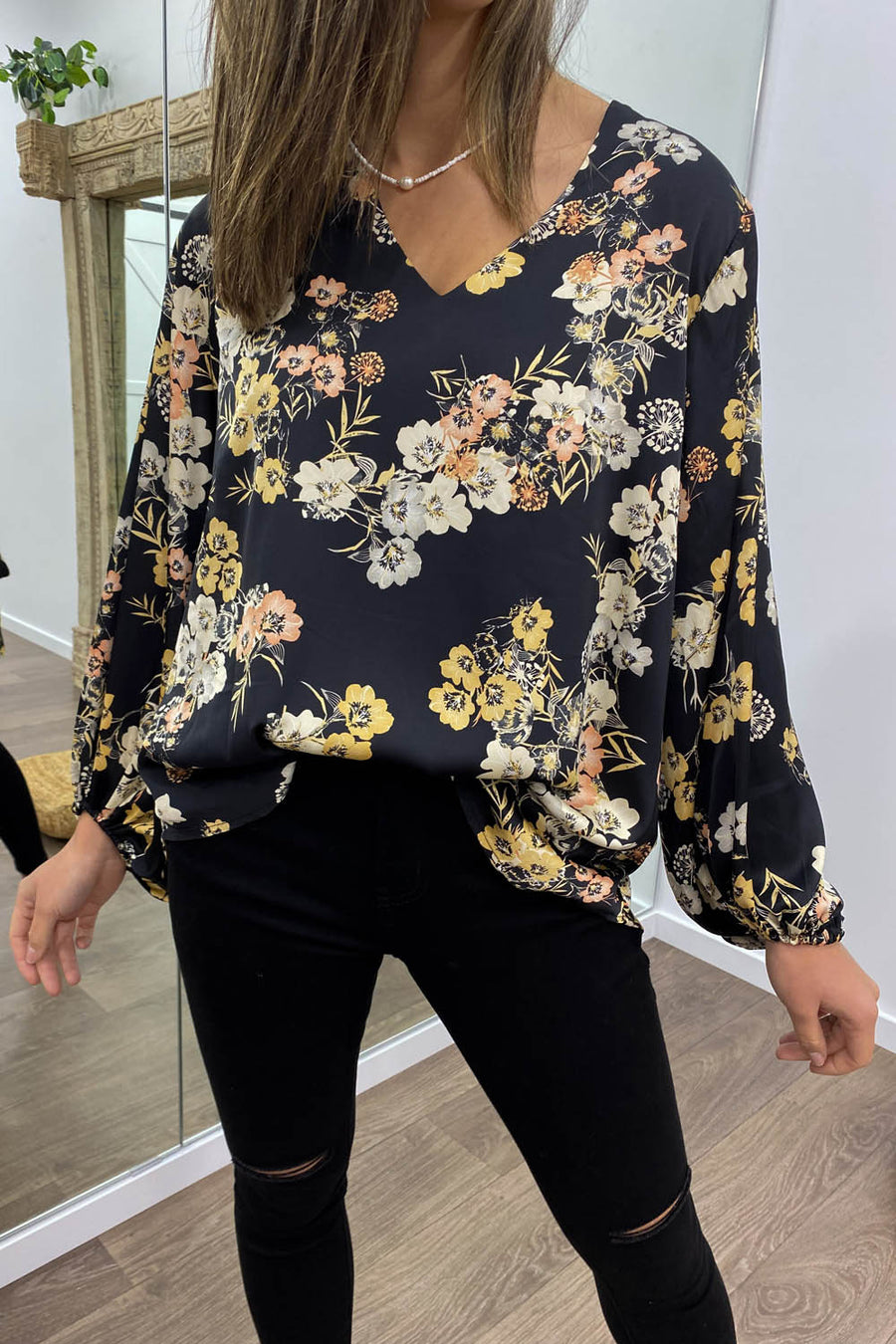 Black Floral