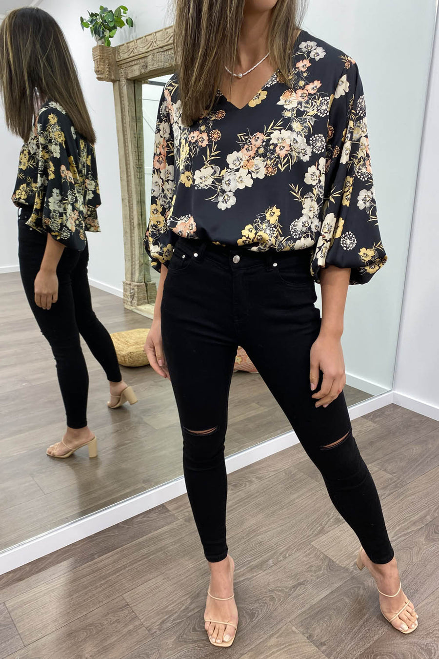 Black Floral